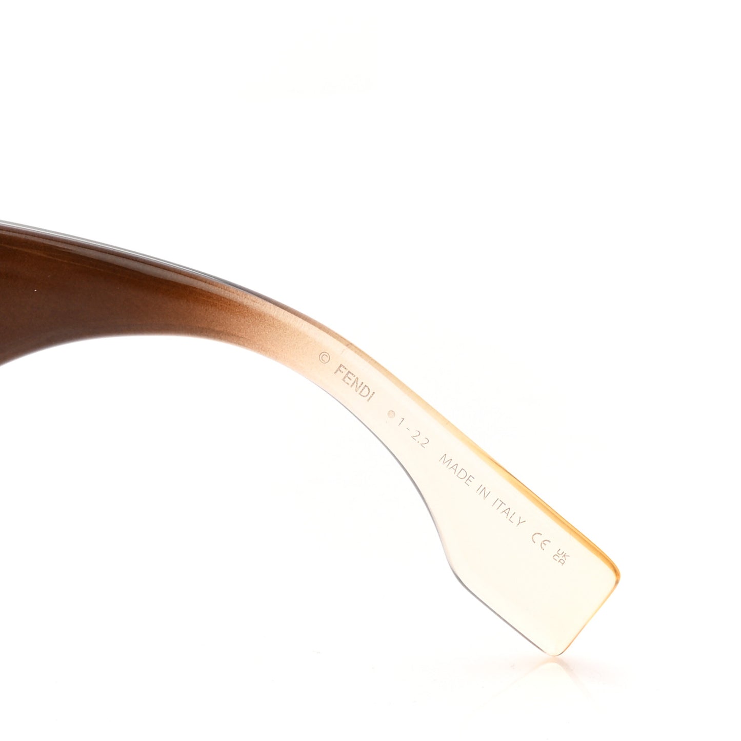 Acetate O'Lock Square Sunglasses FE40048U Brown