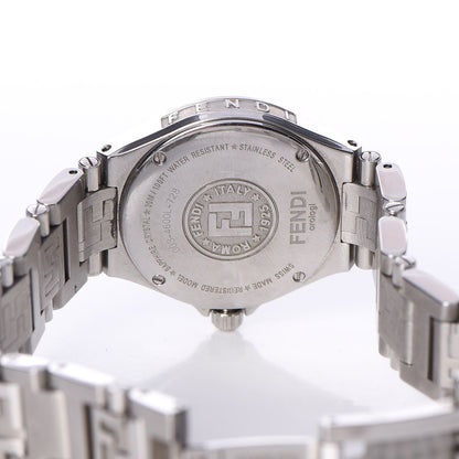 Fendi Stainless Steel Diamond Pave Bezel 28mm High Speed Quartz Watch 8 of 8