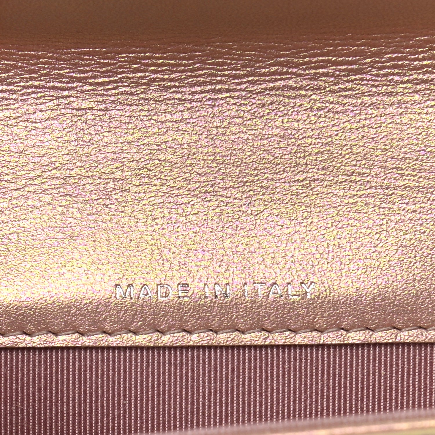 Chanel Iridescent Calfskin Quilted Flap Card Holder Wallet Pink 7 of 9