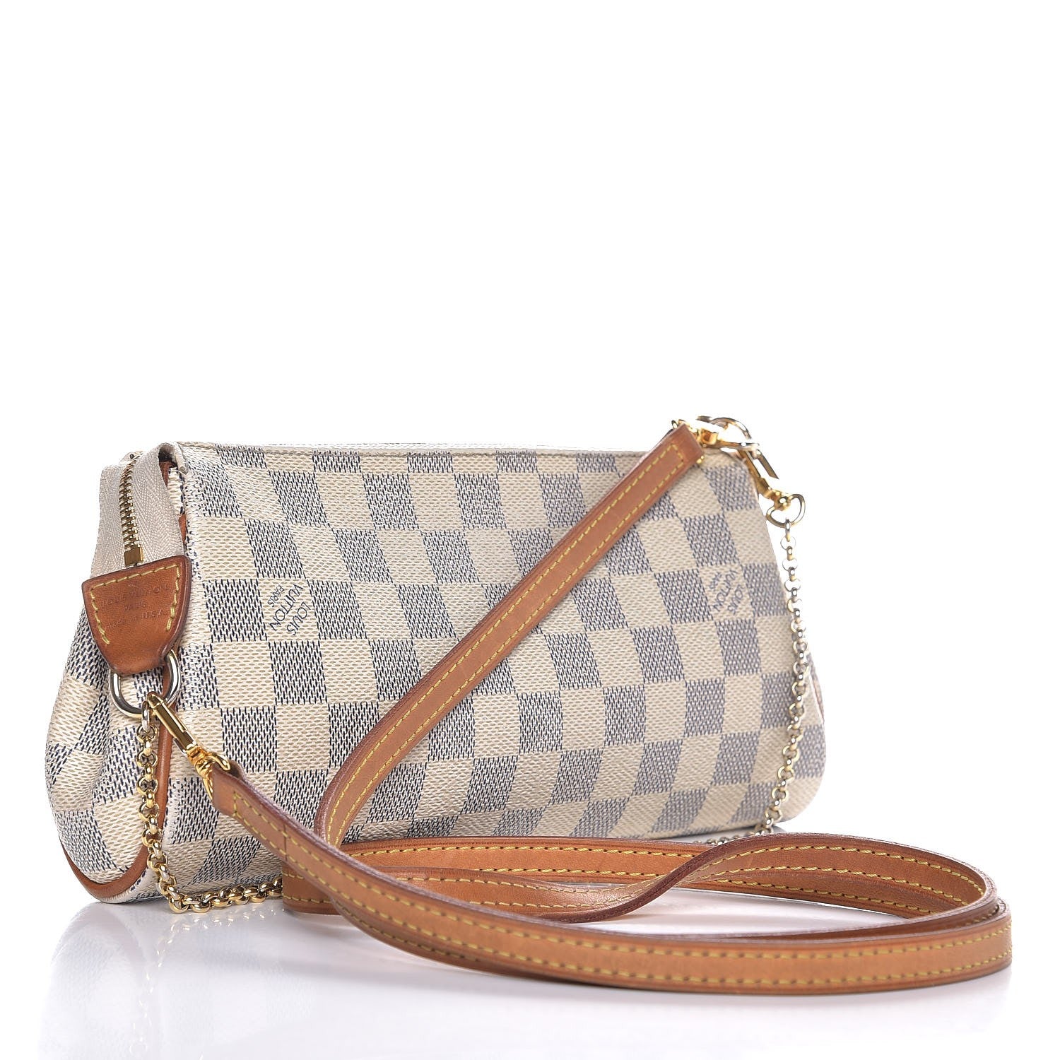 Louis Vuitton Damier Azur Eva Clutch 3 of 9