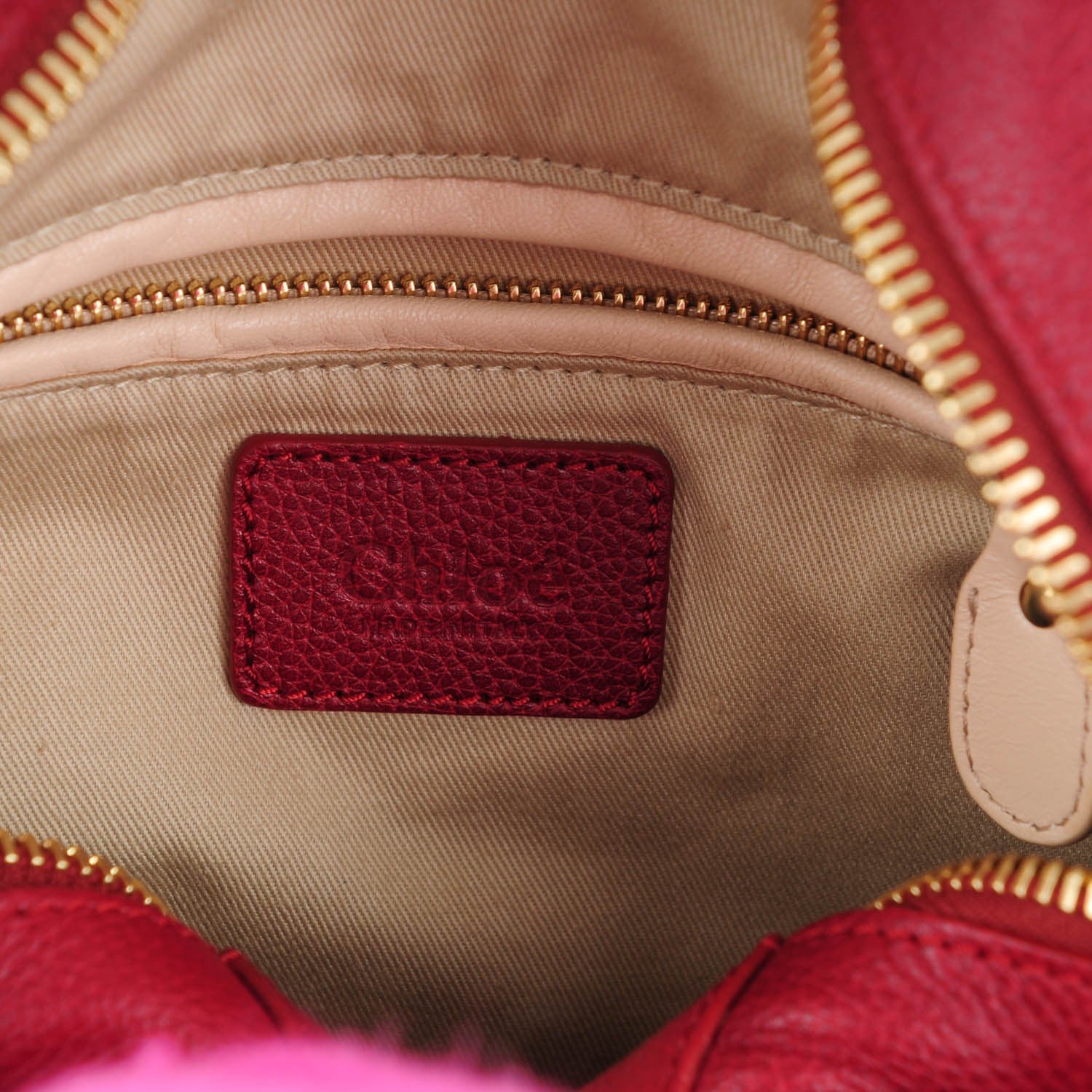 Chloe Calfskin Medium Paraty Berry Cupcake 6 of 8