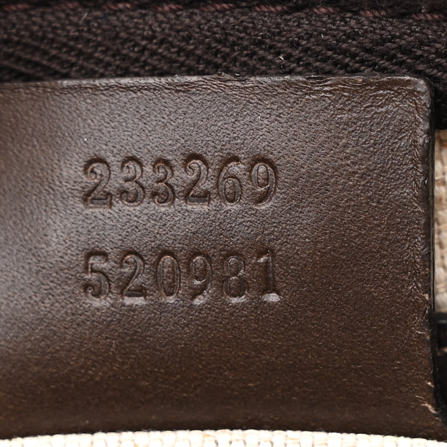 GG Supreme Monogram Belt Bag Dark Brown