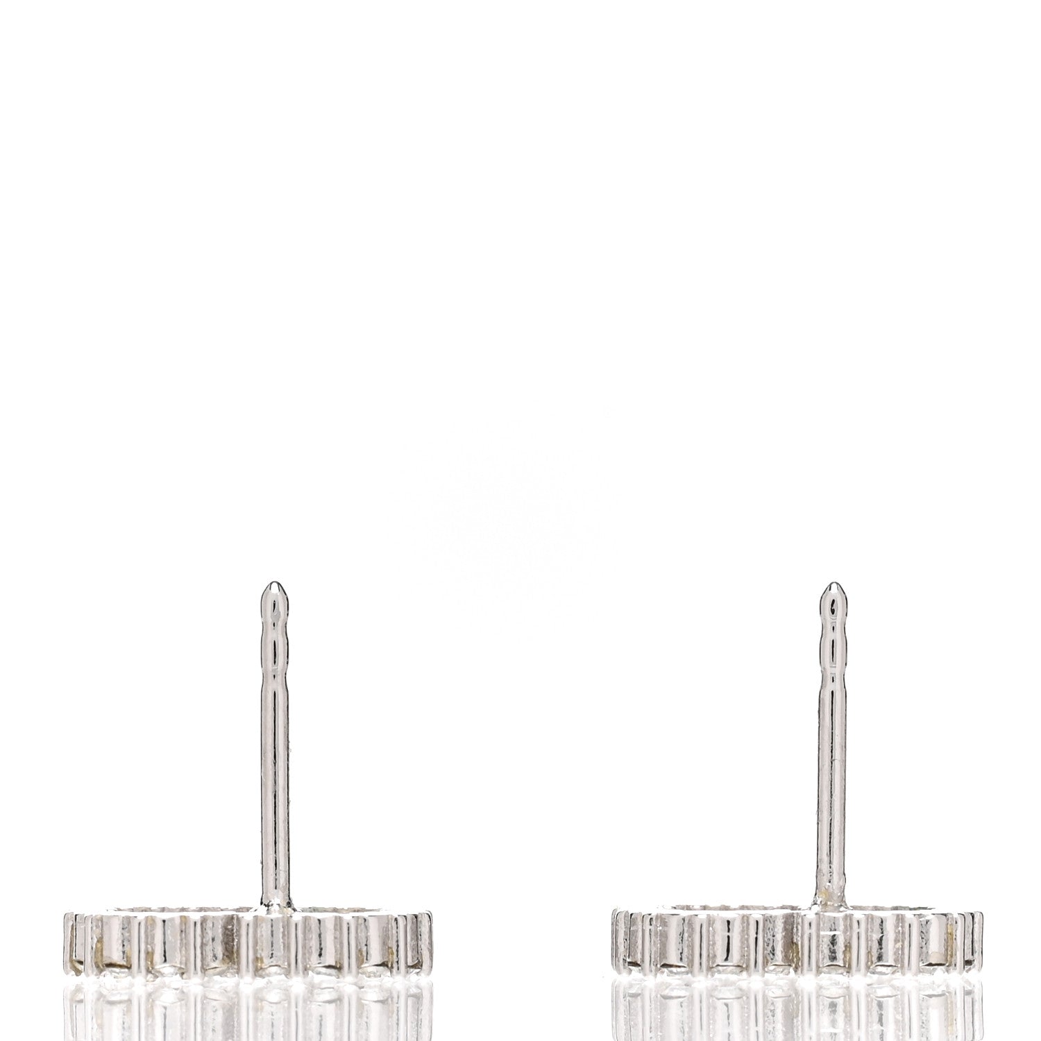 Christian Dior Crystal Clair D Lune Earrings Silver 3 of 3