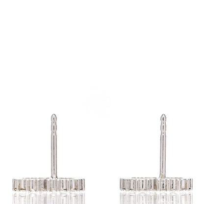 Christian Dior Crystal Clair D Lune Earrings Silver 3 of 3