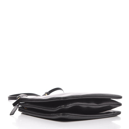 Celine Lambskin Large Trio Crossbody Bag Black 4 of 13