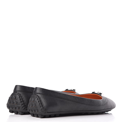 Hermes Epsom Liberty Ballerina Flats 38.5 Black 4 of 11