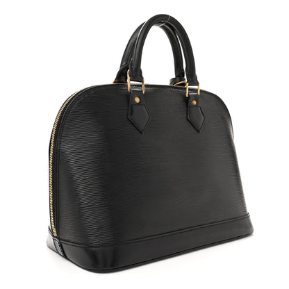 Louis Vuitton Epi Alma PM Black 3 of 13