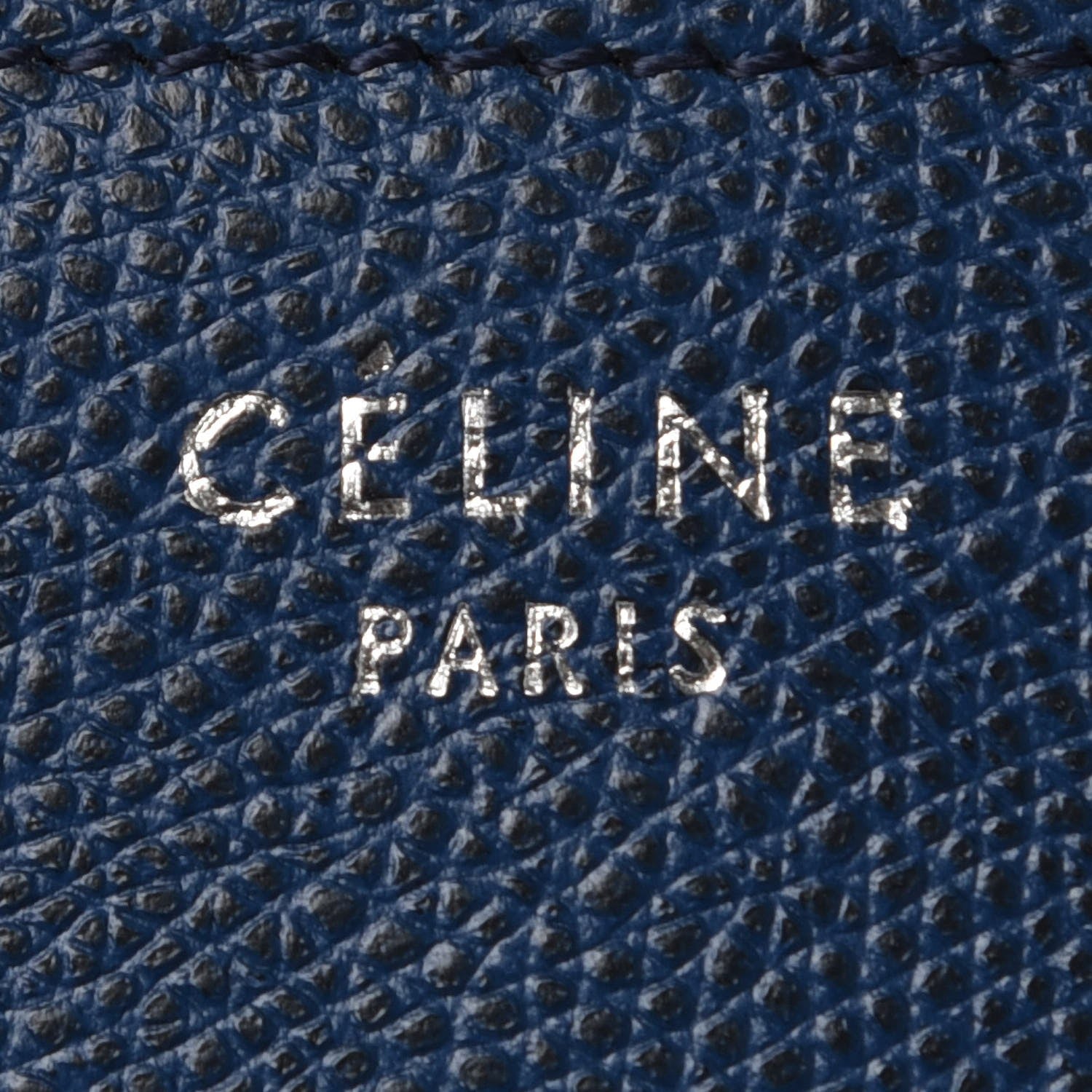 Celine Grained Calfskin Medium Phantom Luggage Deepsea 6 of 11