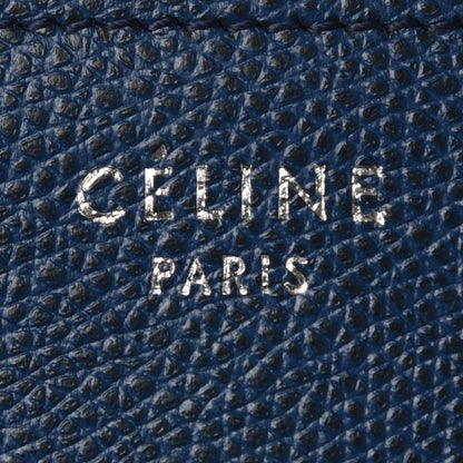 Celine Grained Calfskin Medium Phantom Luggage Deepsea 6 of 11