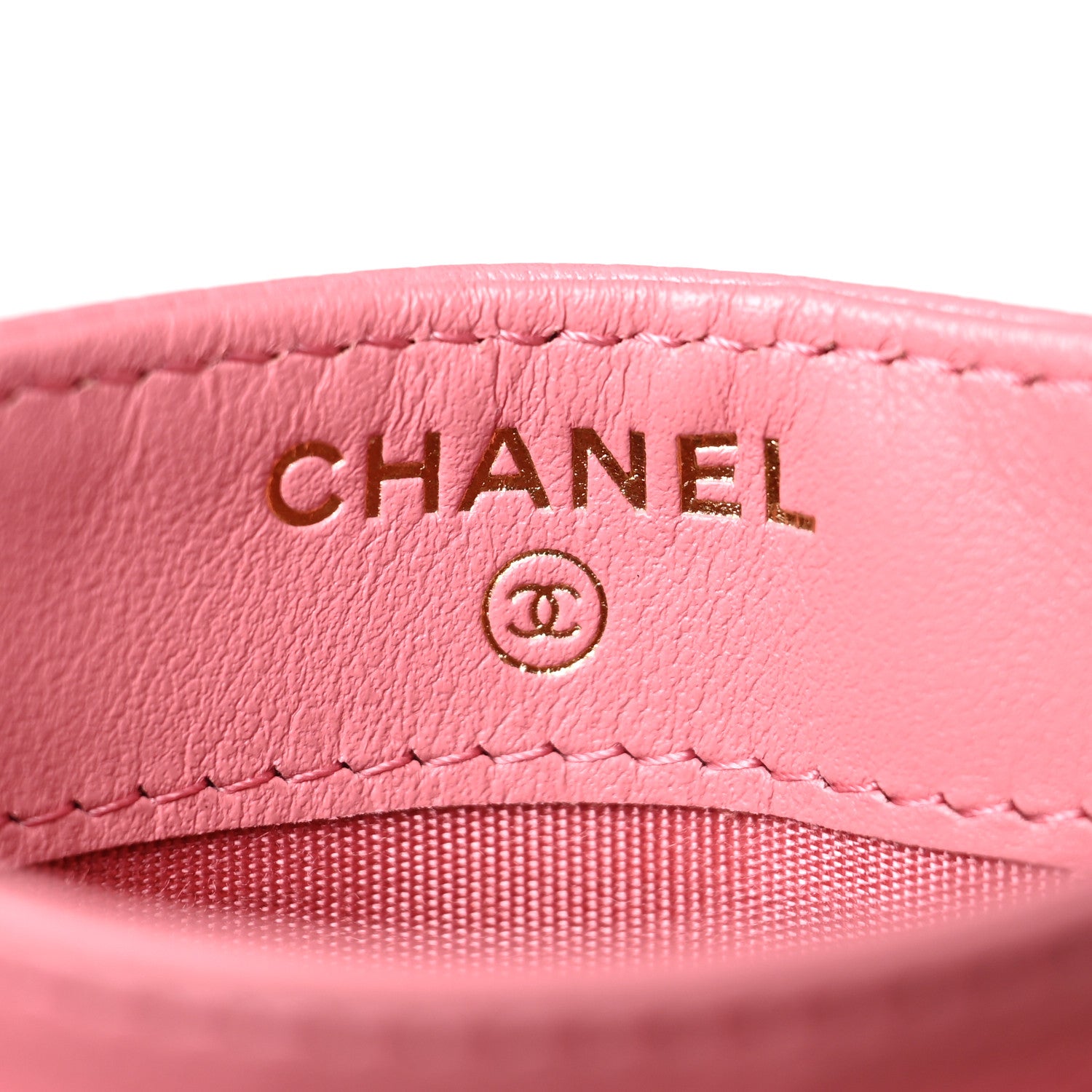 Chanel Caviar Camellia Embossed Card Holder Pink 6 of 11