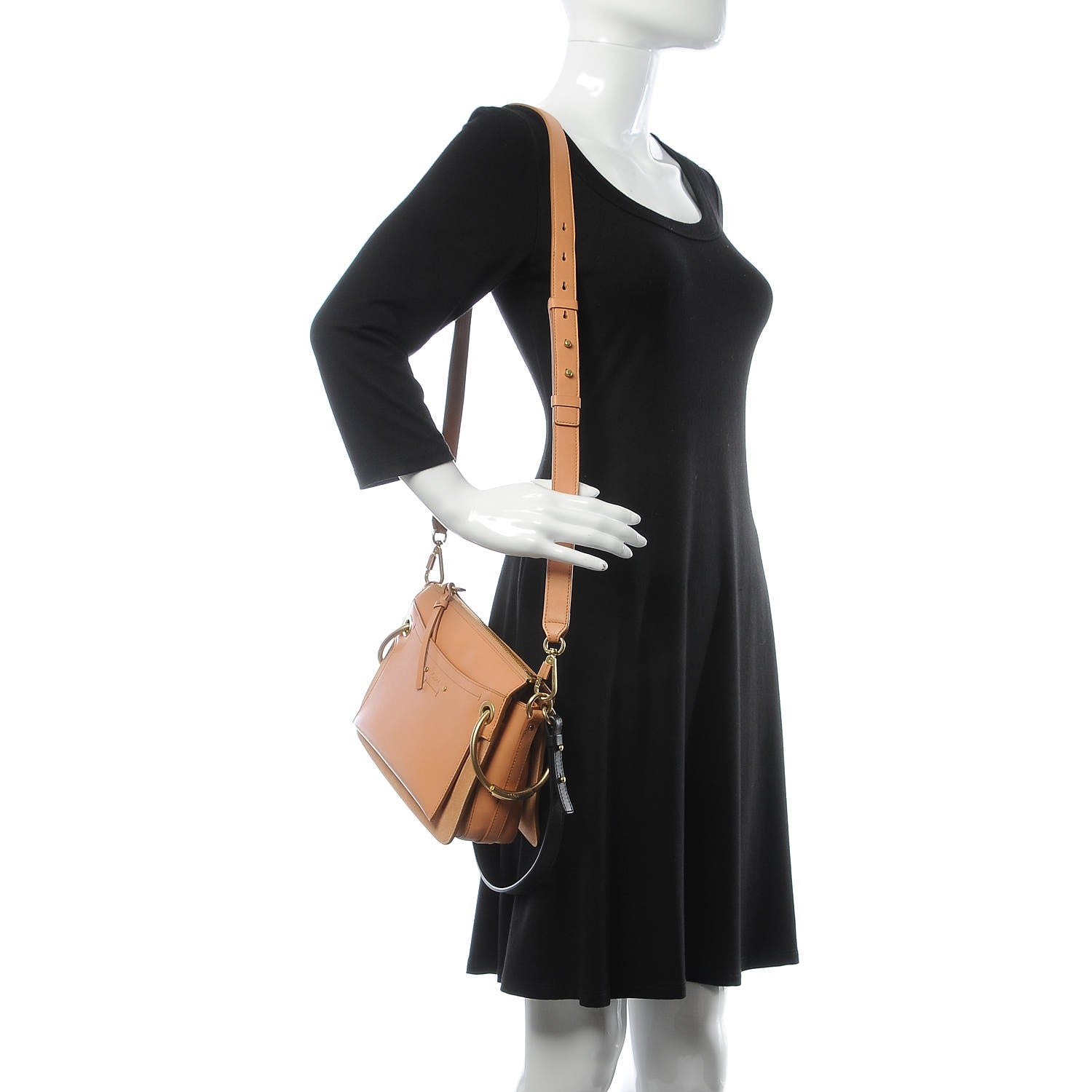 Chloe Calfskin Suede Small Roy Bag Blushy Pink 2 of 15