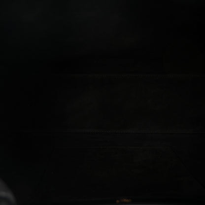 Celine Calfskin Cuir Triomphe Cabas Drawstring Black 5 of 10