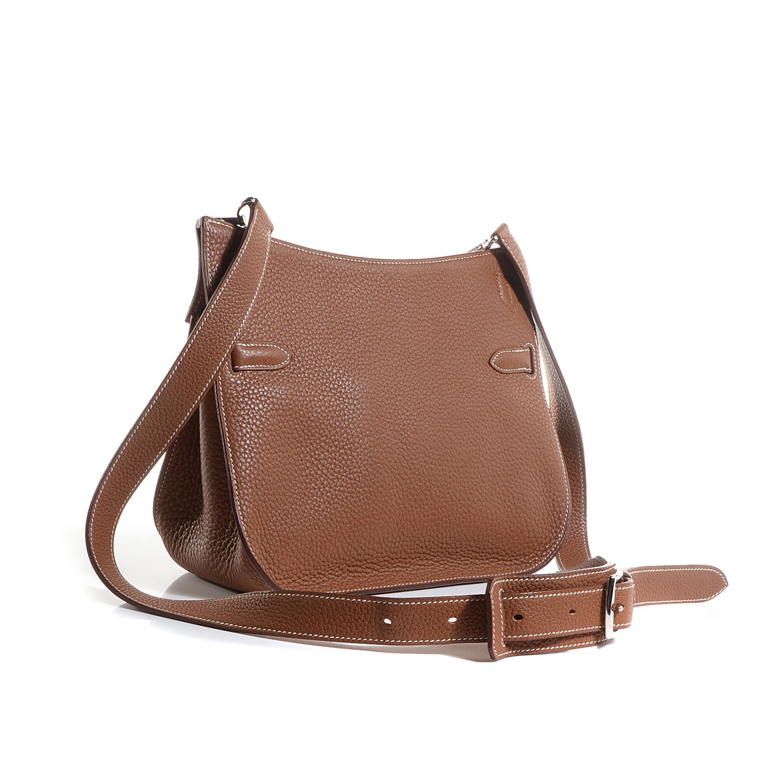 Hermes Taurillon Clemence Jypsiere 28 Gold 3 of 19
