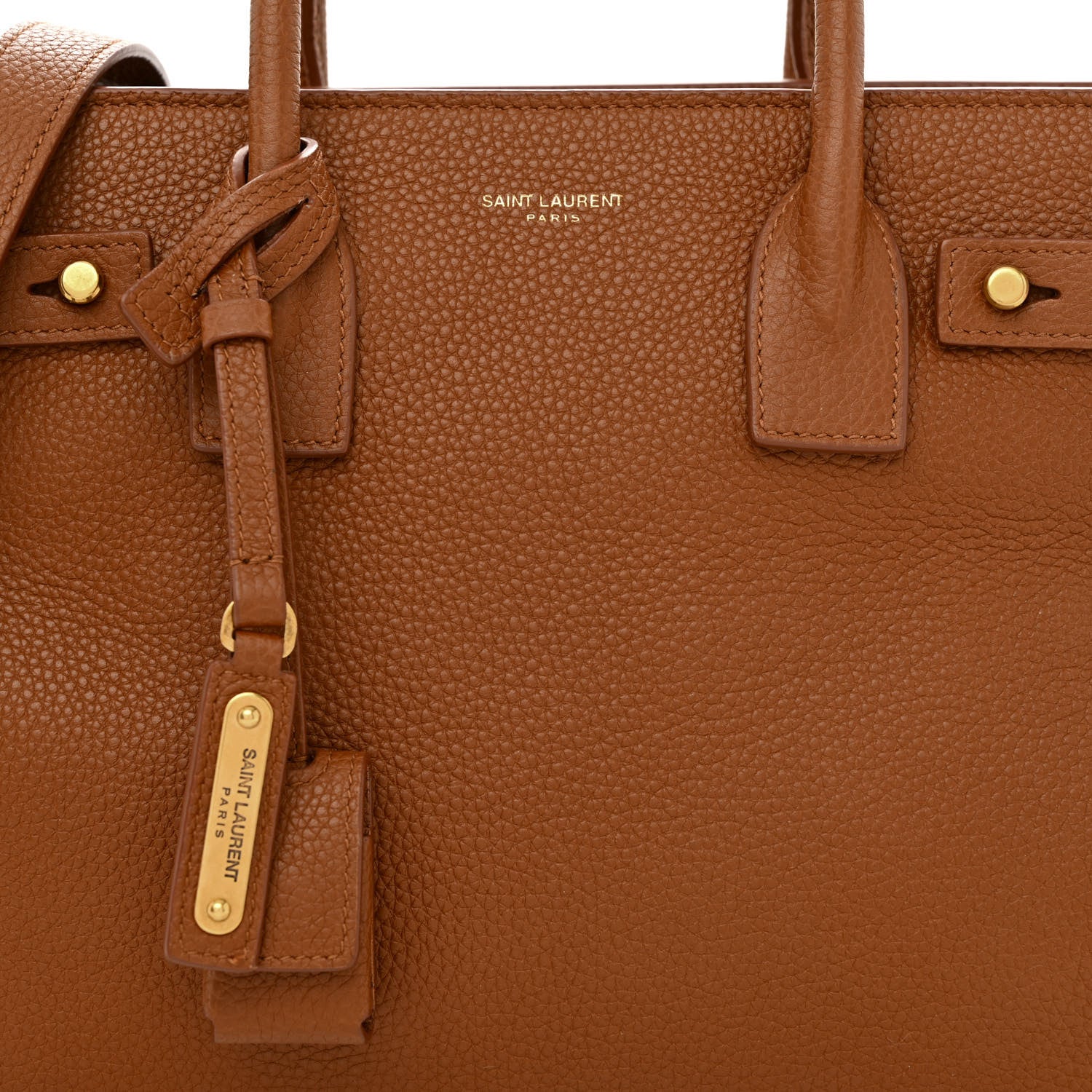 Saint Laurent Grained Calfskin Baby Sac De Jour Supple Canyon 7 of 9