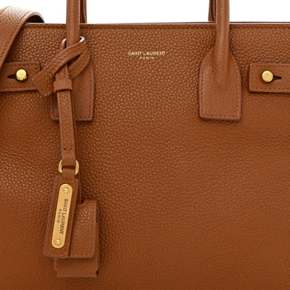 Saint Laurent Grained Calfskin Baby Sac De Jour Supple Canyon 7 of 9