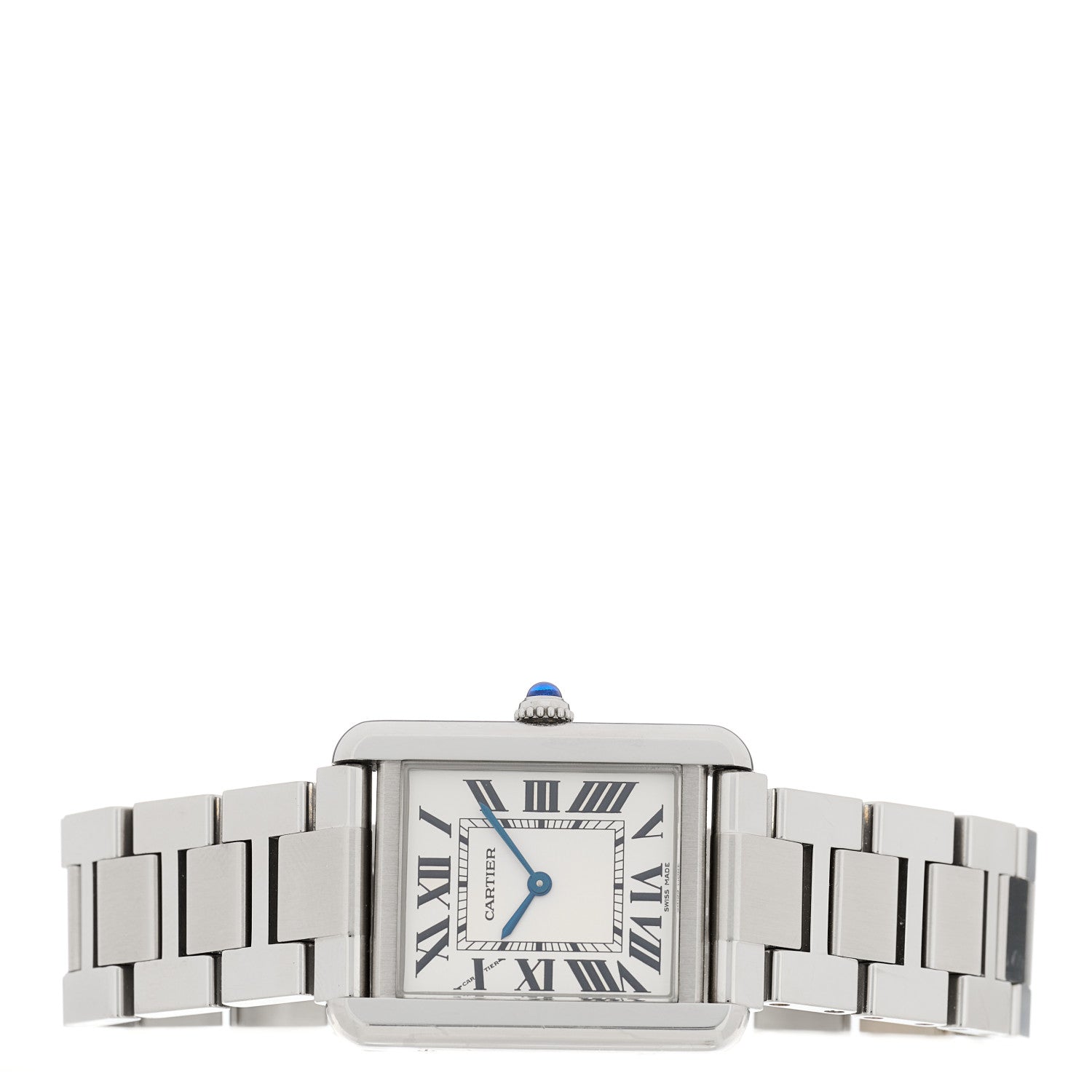 Cartier Stainless Steel 24mm Tank Solo Quartz Watch 2 of 4