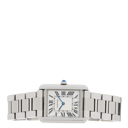 Cartier Stainless Steel 24mm Tank Solo Quartz Watch 2 of 4
