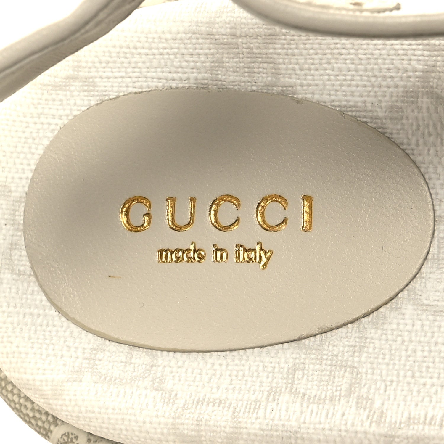 Gucci GG Supreme Monogram Angelina Platform 35mm Slingback Sandals 36 White Mystic White 8 of 9