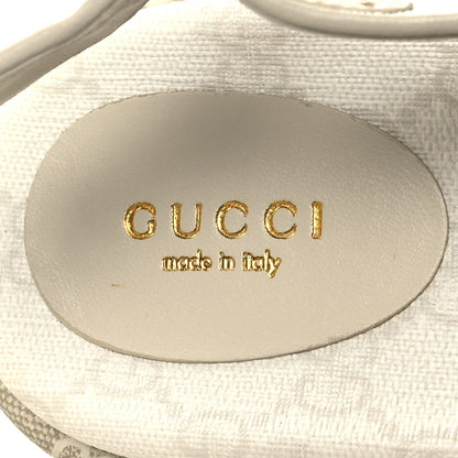 Gucci GG Supreme Monogram Angelina Platform 35mm Slingback Sandals 36 White Mystic White 8 of 9