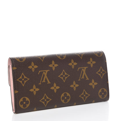Louis Vuitton Monogram Emilie Wallet Rose Ballerine 3 of 7
