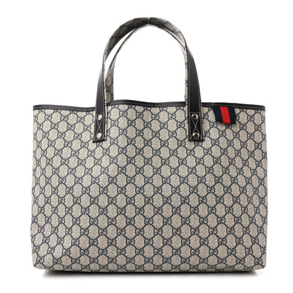 Gucci GG Plus Monogram Medium Signature Web Loop Tote Navy 1 of 10