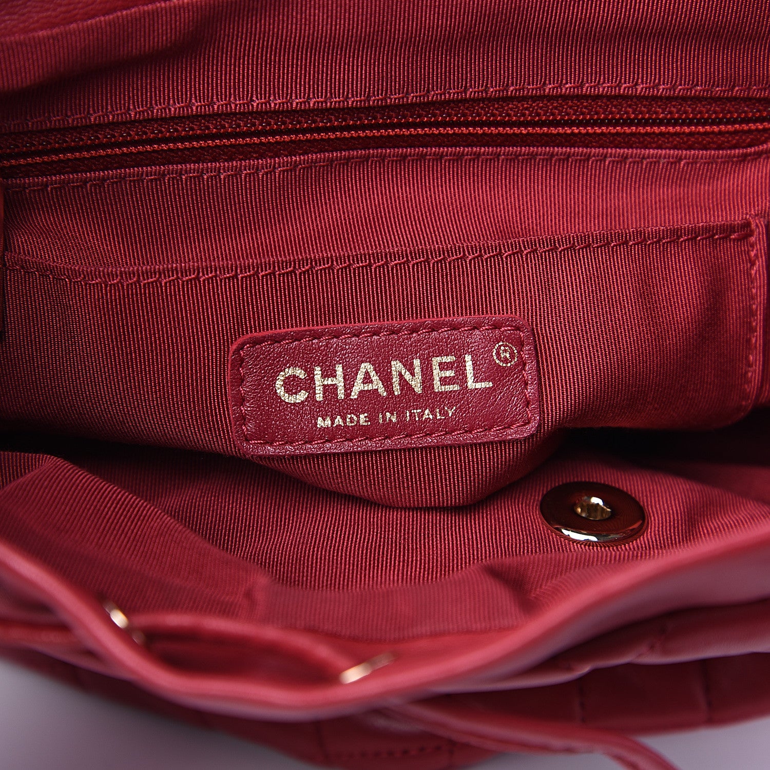 Chanel Lambskin Quilted Small Urban Spirit Backpack Red 5 of 10