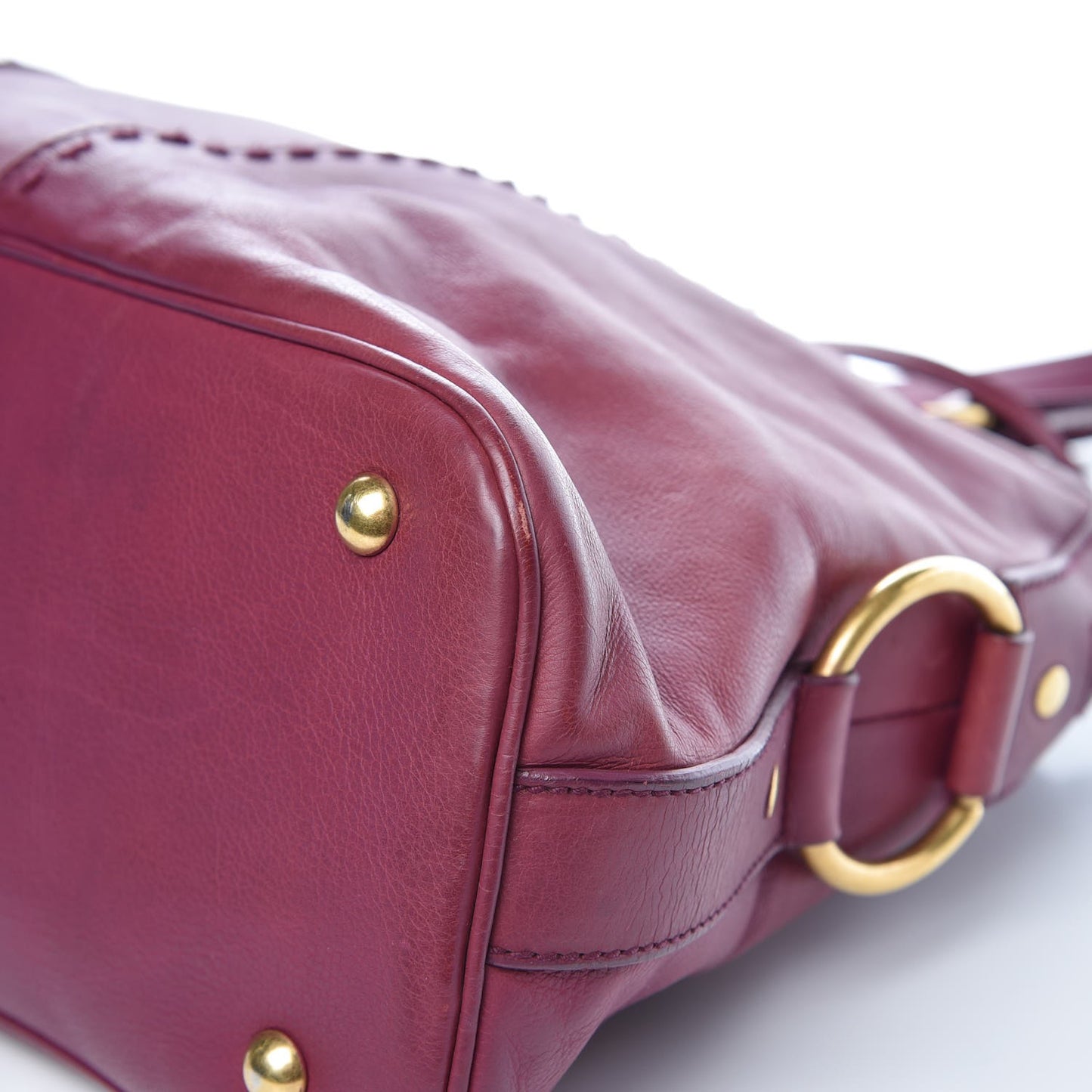 Calfskin Large Muse Cherry