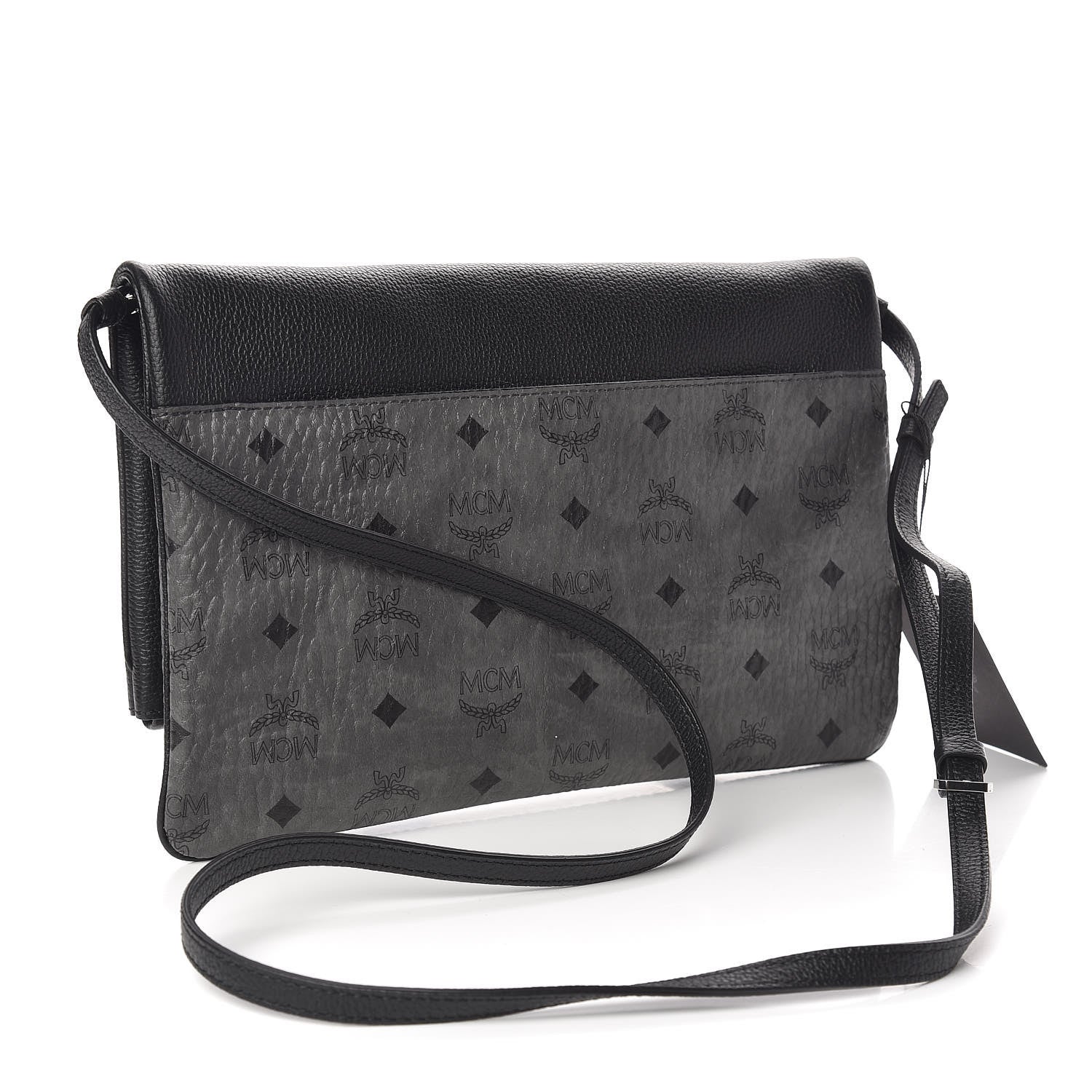 MCM Visetos Corina Crossbody Bag Black 3 of 9