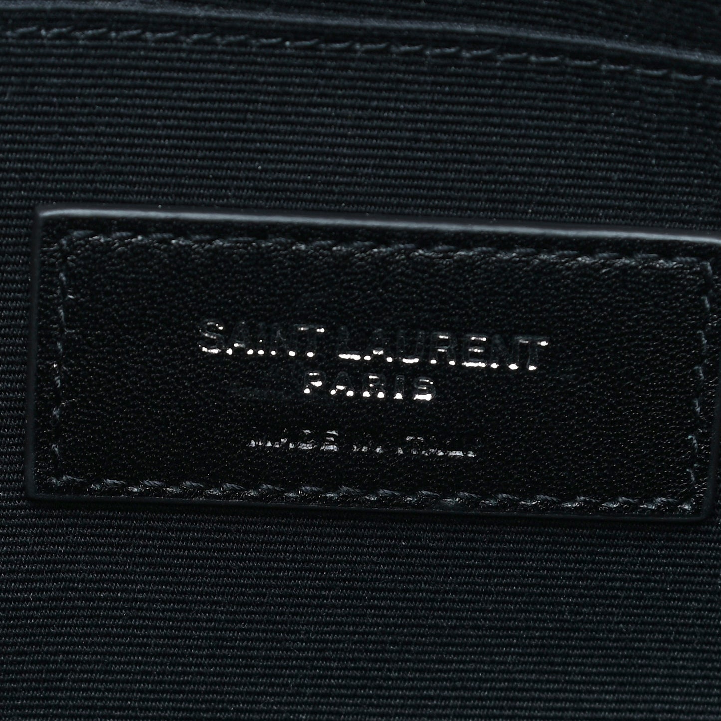 Calfskin Matelasse Chevron Cassandre Monogram Document Holder Coal