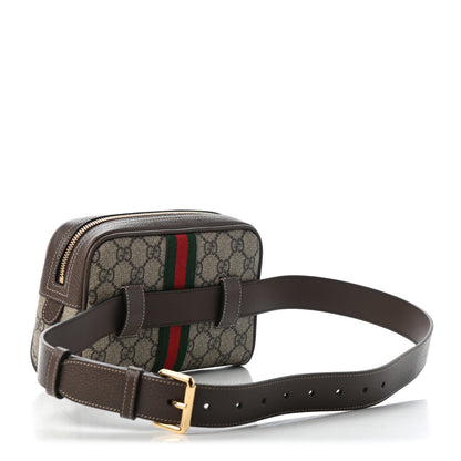Gucci GG Supreme Monogram Web Small Ophidia Belt Bag 85 34 Dark Brown 2 of 6