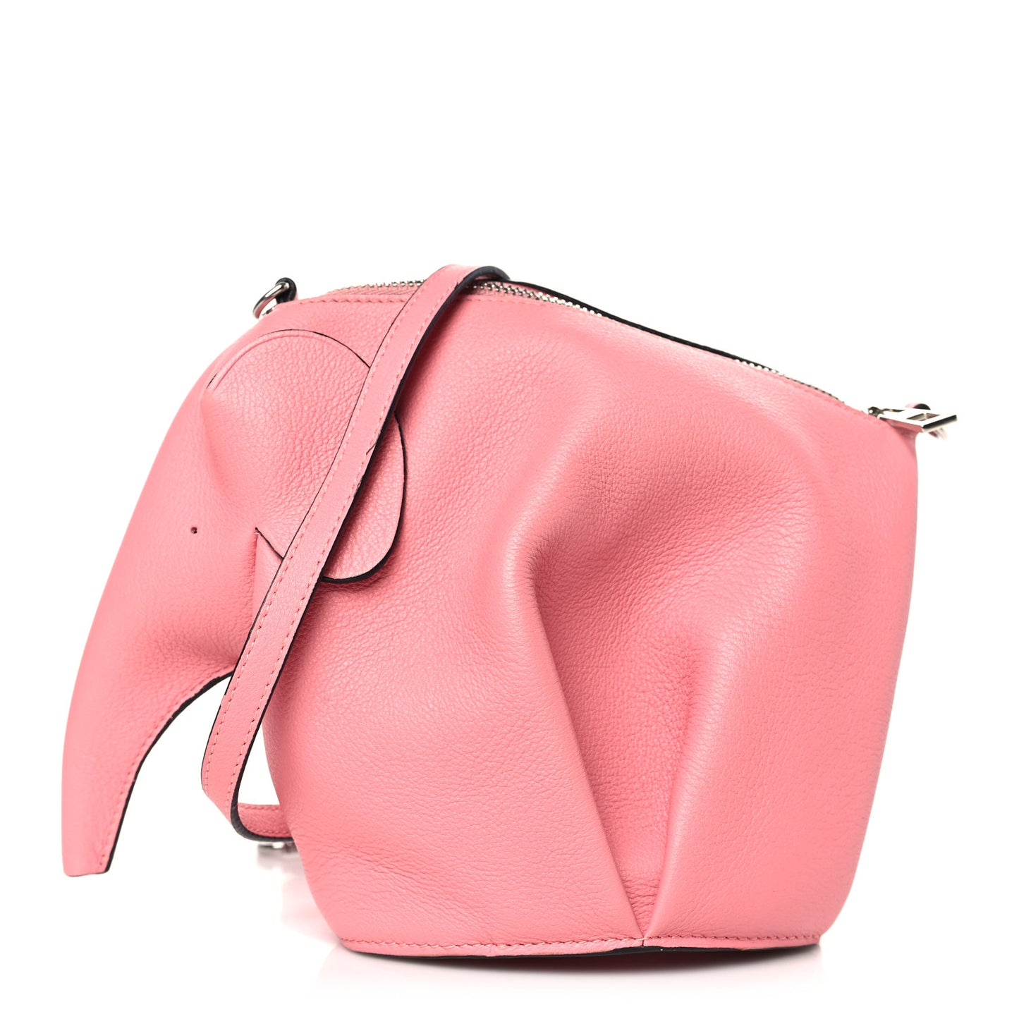 Calfskin Mini Elephant Crossbody Bag Candy