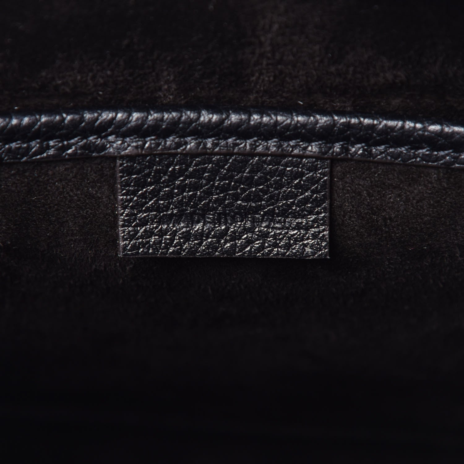 Celine Drummed Calfskin Nano Luggage Black 7 of 9