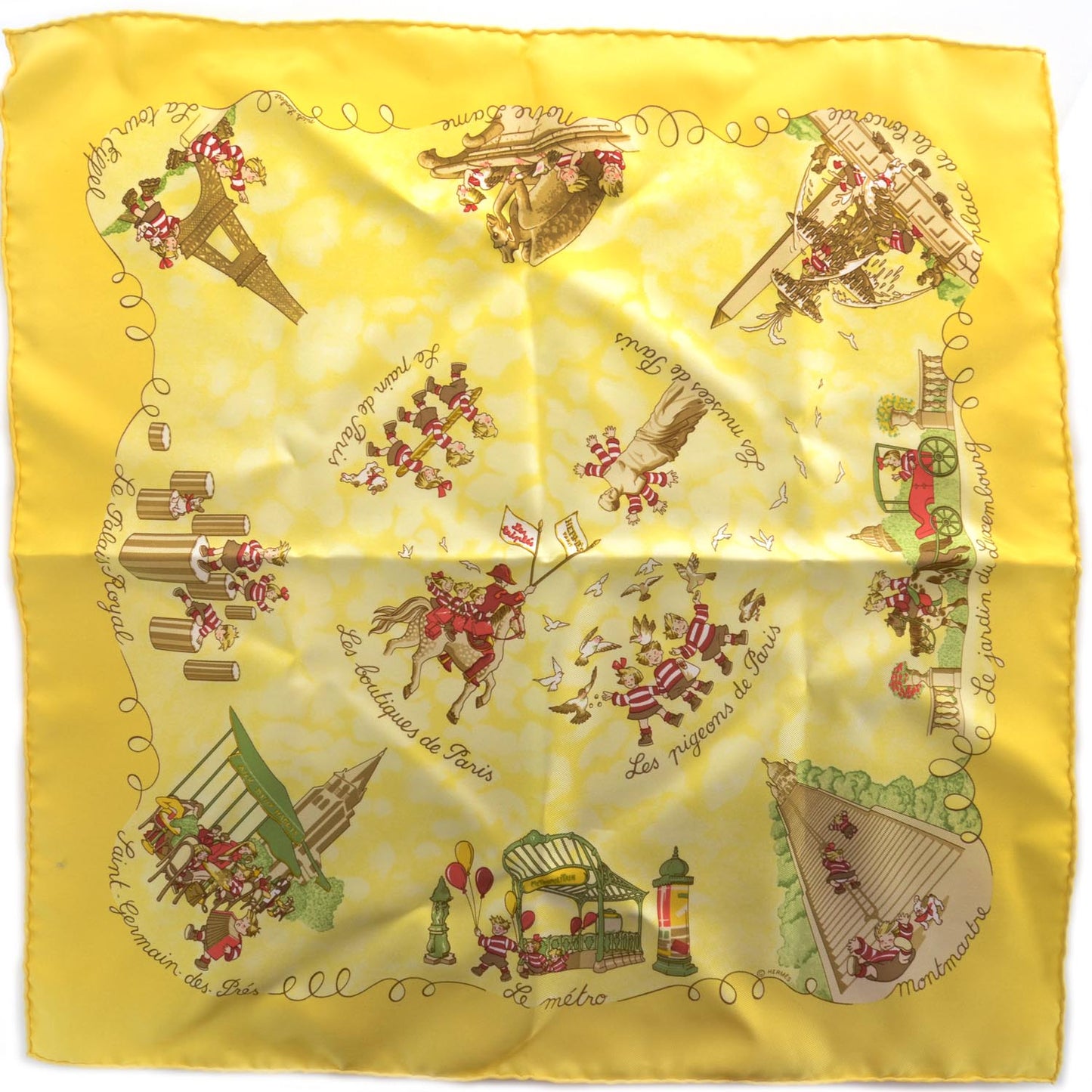Silk Les Triples Pocket Square Scarf