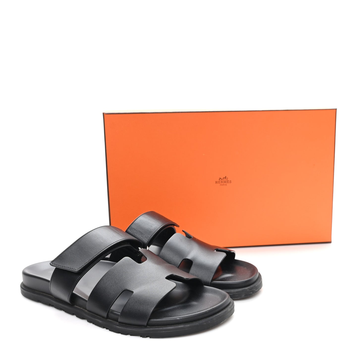 Calfskin Womens Chypre Sandals 41 Black