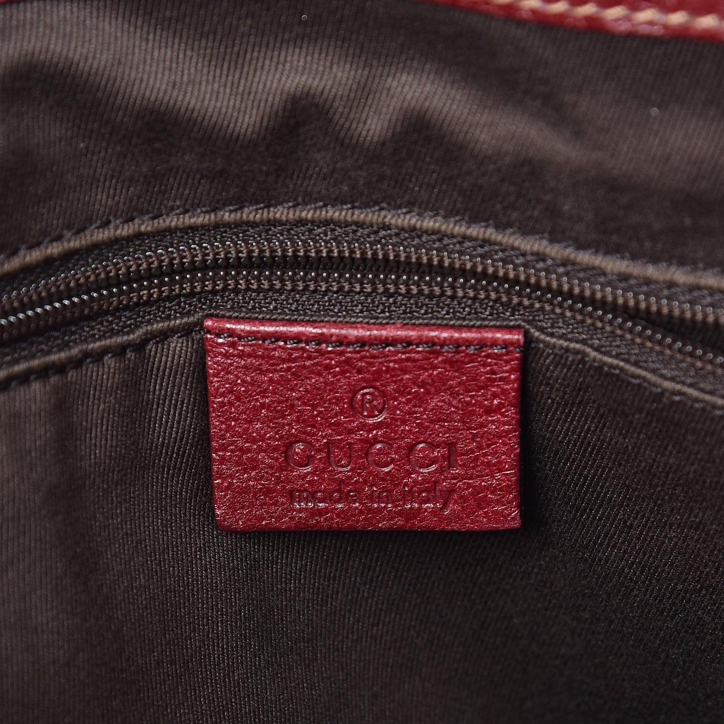 Monogram Medium Tote Red