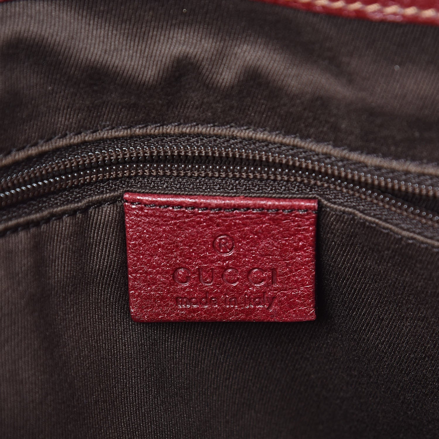 Gucci Monogram Medium Tote Red 6 of 13