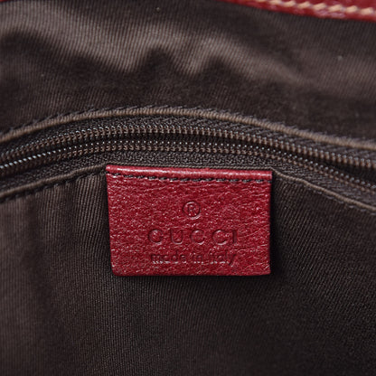 Gucci Monogram Medium Tote Red 6 of 13