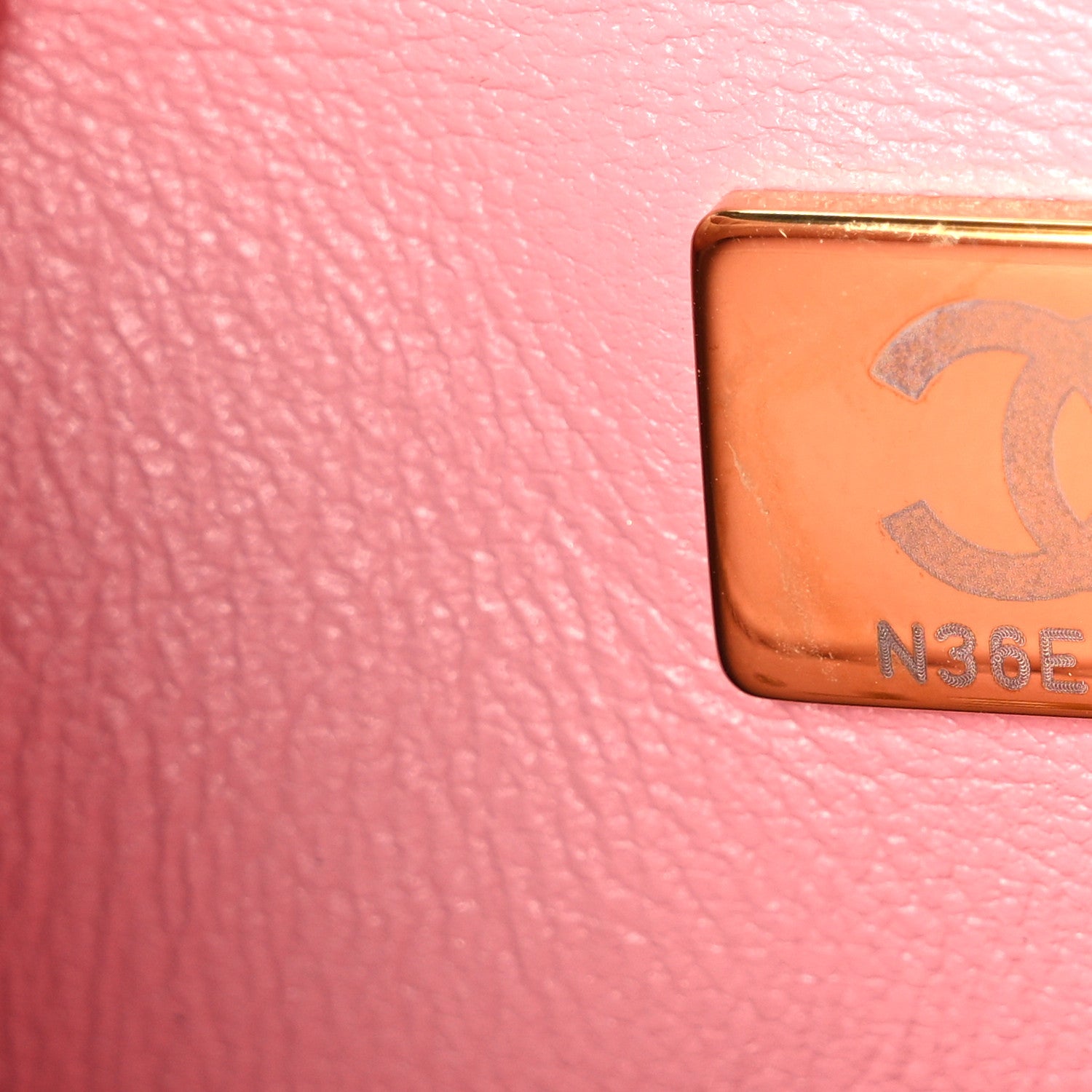 Chanel Shiny Caviar Quilted Mini Top Handle Flap Pink 7 of 10