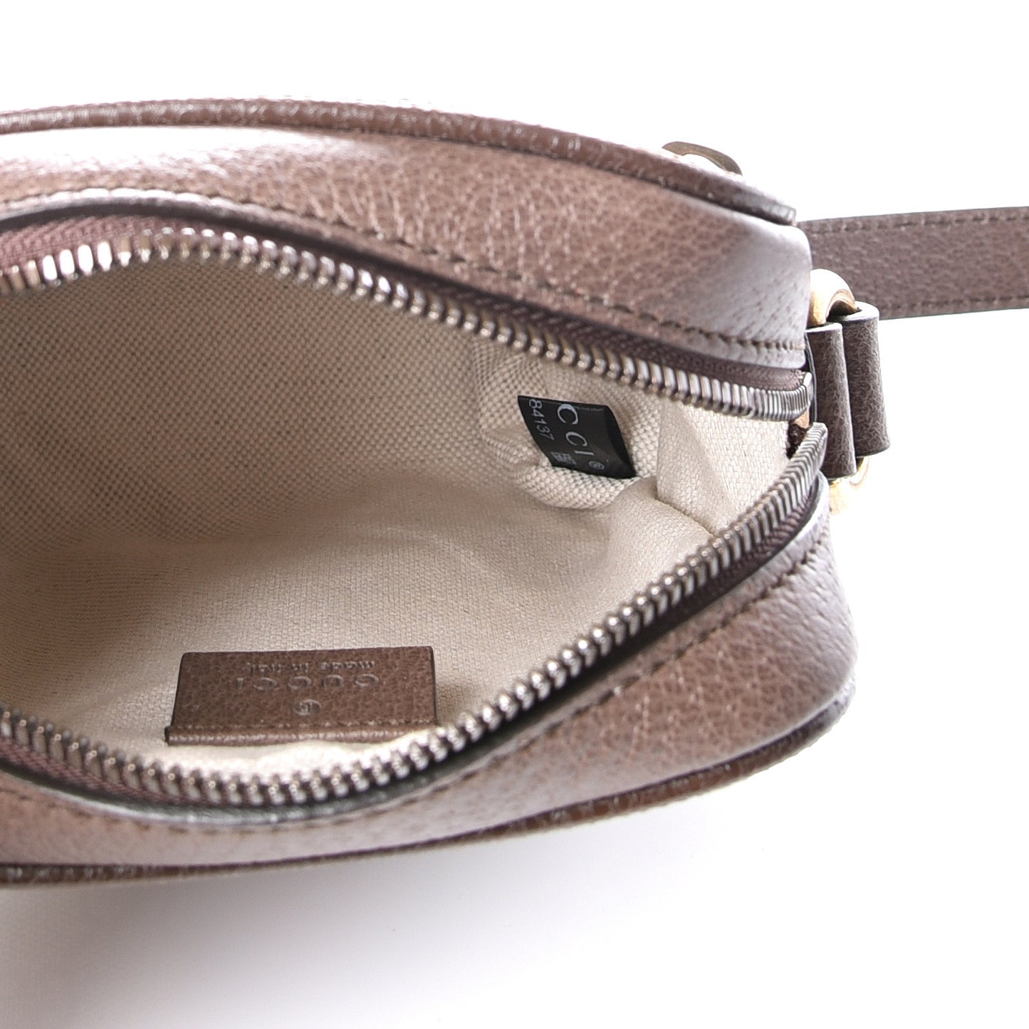 GG Supreme Monogram Web Mini Ophidia Messenger Brown