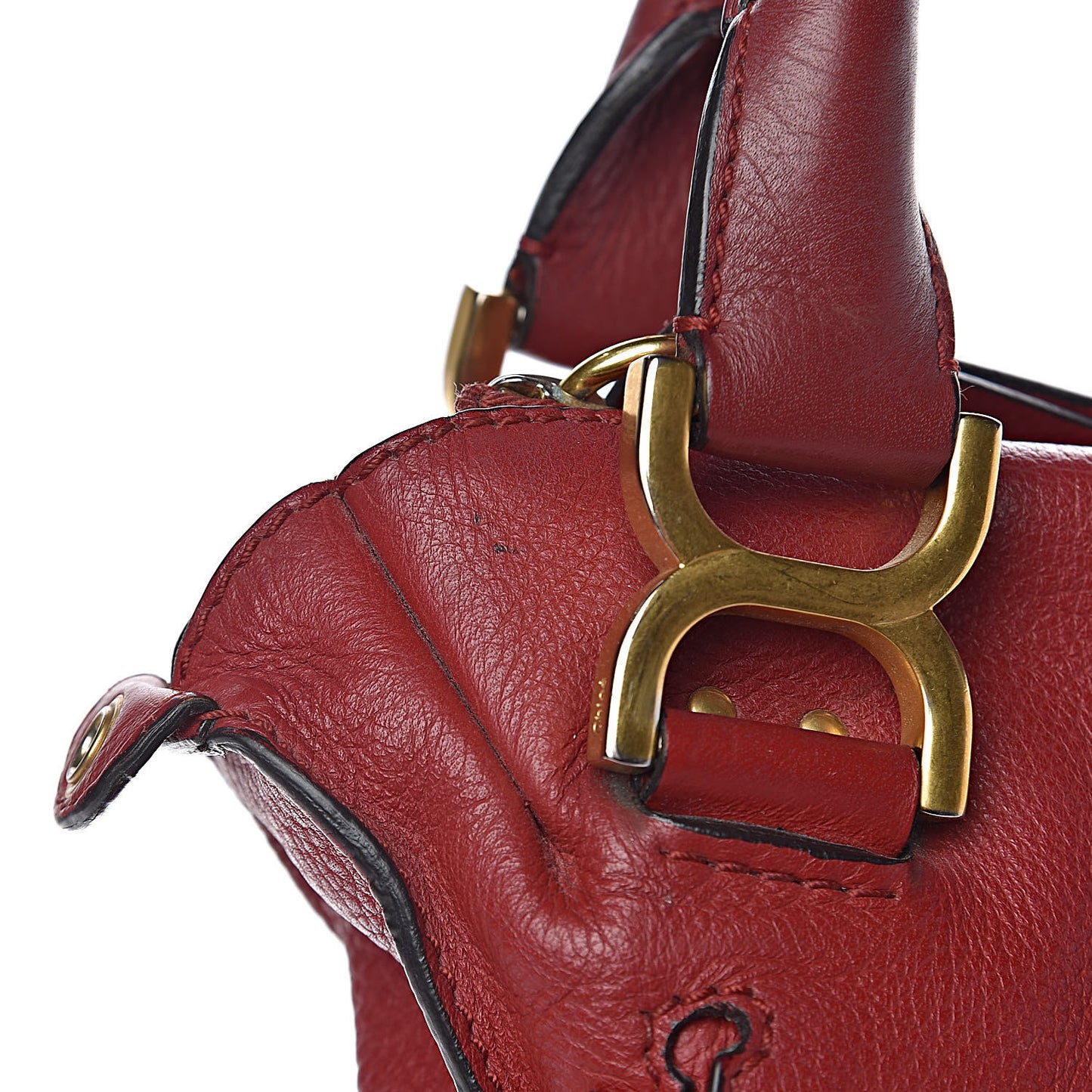 Calfskin Medium Marcie Satchel Berry Cupcake