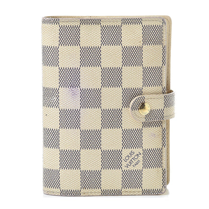 Louis Vuitton Damier Azur Small Ring Agenda Cover 1 of 19