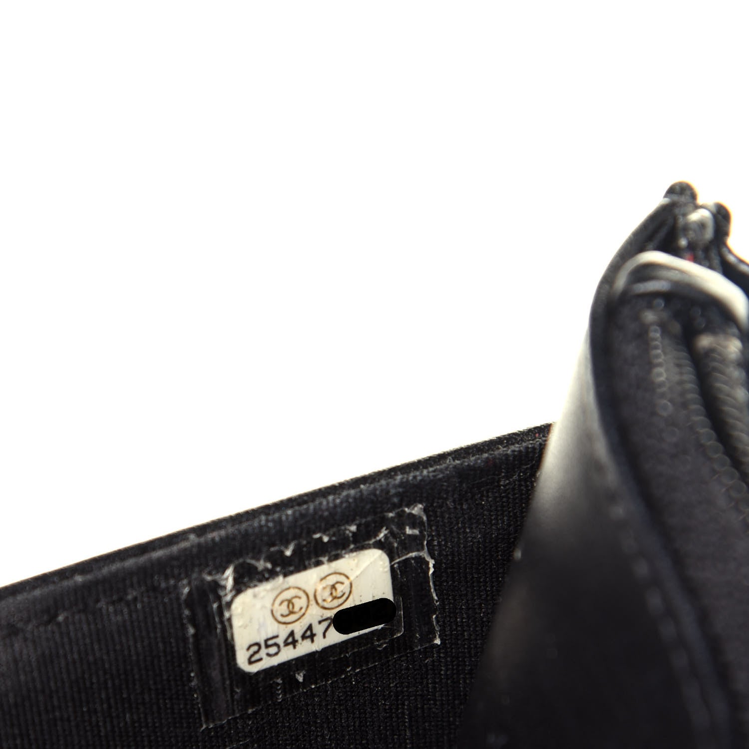 Chanel Caviar Quilted Boy Wallet On Chain WOC Black 7 of 9