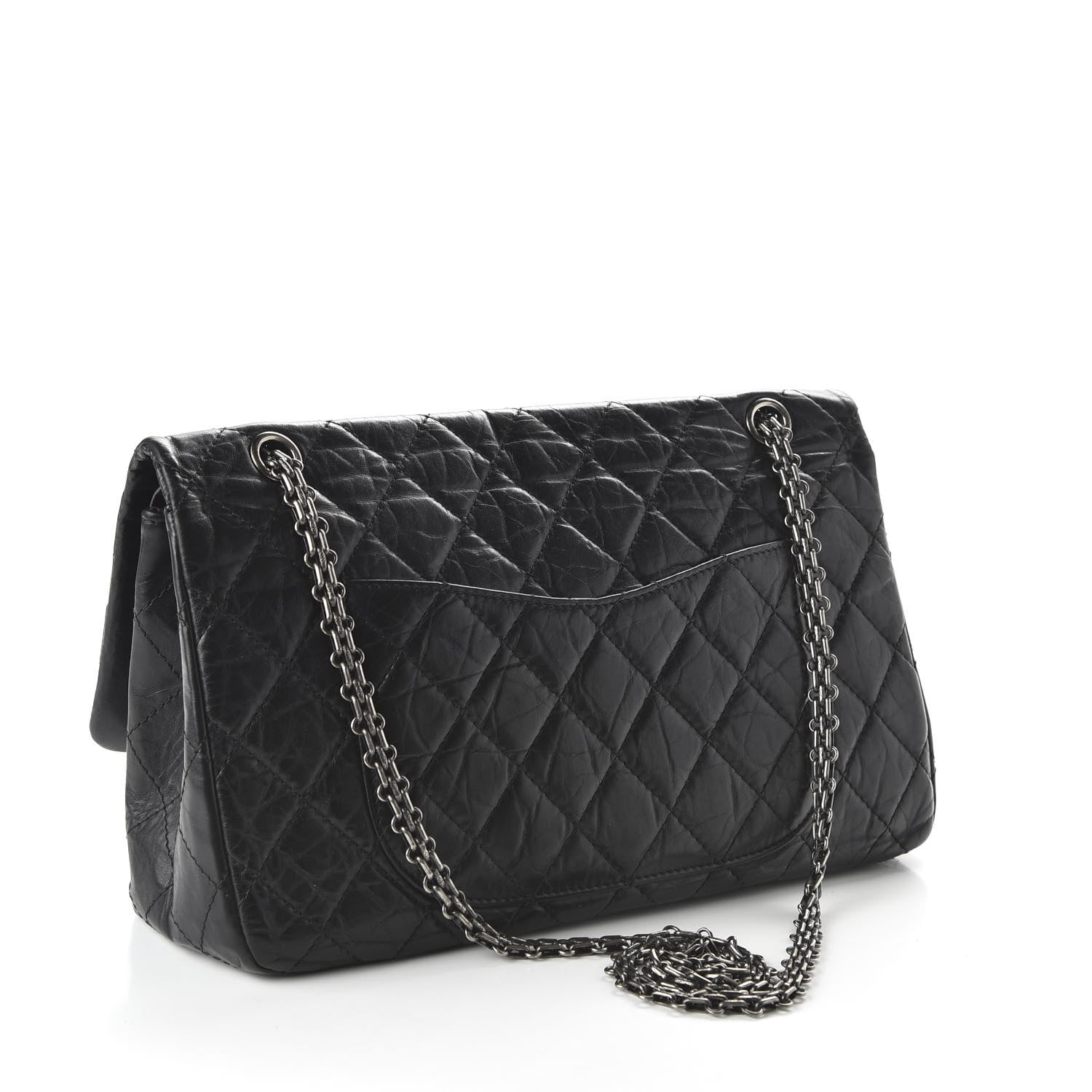 Chanel Aged Calfskin Quilted 2.55 Reissue 227 Flap Black 3 of 10