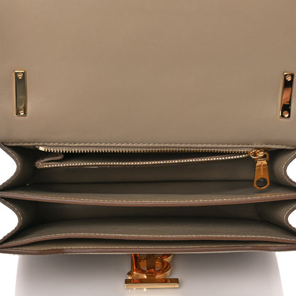Burberry Calfskin Monogram Embossed Small TB Chain Bag Honey 5 of 10