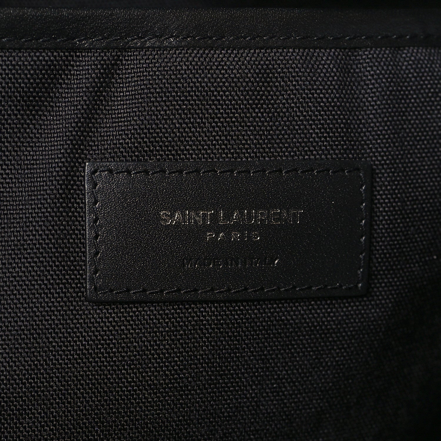 Saint Laurent Canvas City Backpack Navy 6 of 9