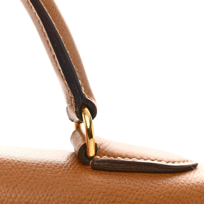 Hermes Courchevel Kelly Retourne 32 Gold 12 of 22