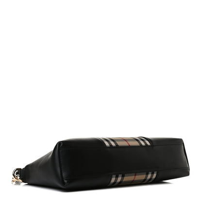 Burberry Horseferry Check Small Chichester Crossbody Clutch Bag Black 4 of 15