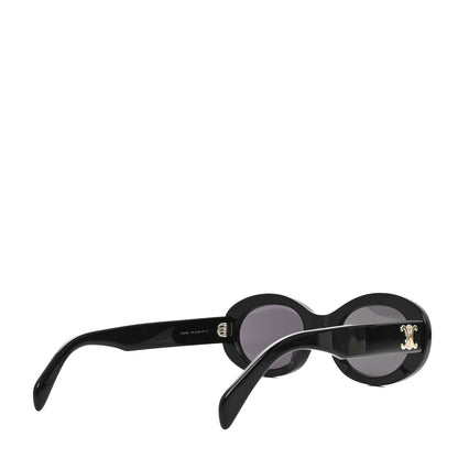 Celine Acetate Triomphe 01 Sunglasses CL 40194U Black 4 of 6