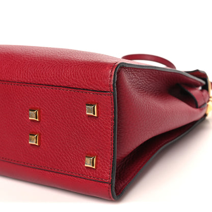 Valentino Garavani Grained Calfskin Medium My Rockstud Frame Bag Rosso Valentino 9 of 9