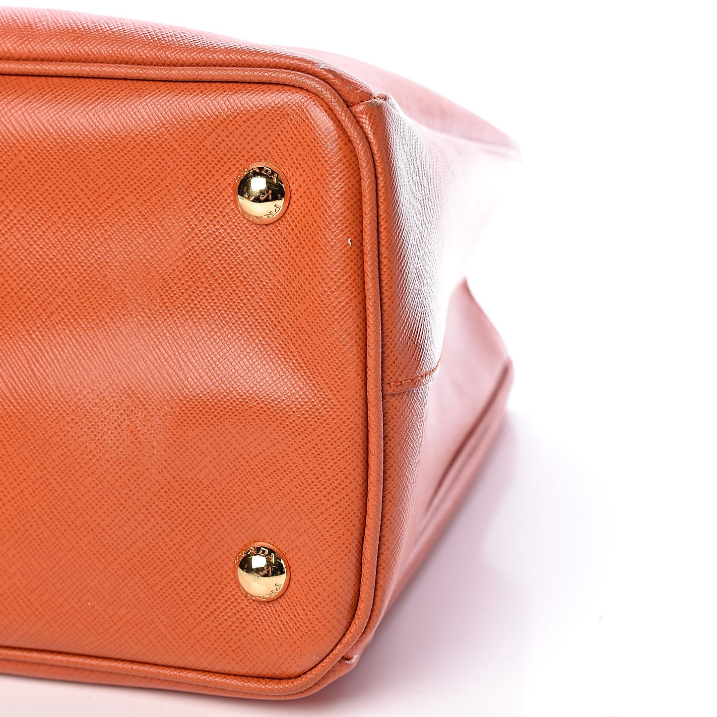 Saffiano Lux Small Tote Papaya